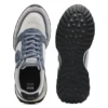 Suede-trim trainers with Double B monogram