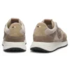 Suede-trim trainers with Double B monogram