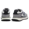Suede-trim trainers with Double B monogram