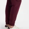 Suede-trim trainers with low profile
