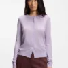 Superfine merino wool cardigan