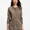 Superfine merino wool cardigan