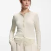 Superfine merino wool cardigan