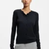 Superfine merino wool cardigan