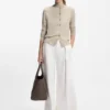 Superfine merino wool cardigan