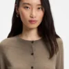 Superfine merino wool cardigan