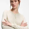 Superfine merino wool cardigan