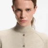 Superfine merino wool cardigan
