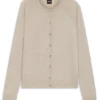 Superfine merino wool cardigan