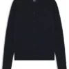 Superfine merino wool cardigan