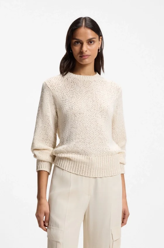sweater with structured knit sweater with structured knit