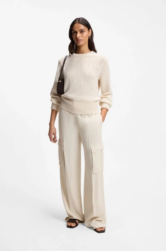 sweater with structured knit sweater with structured knit