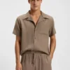 Swim shorts in cotton muslin Swim shorts in cotton muslin