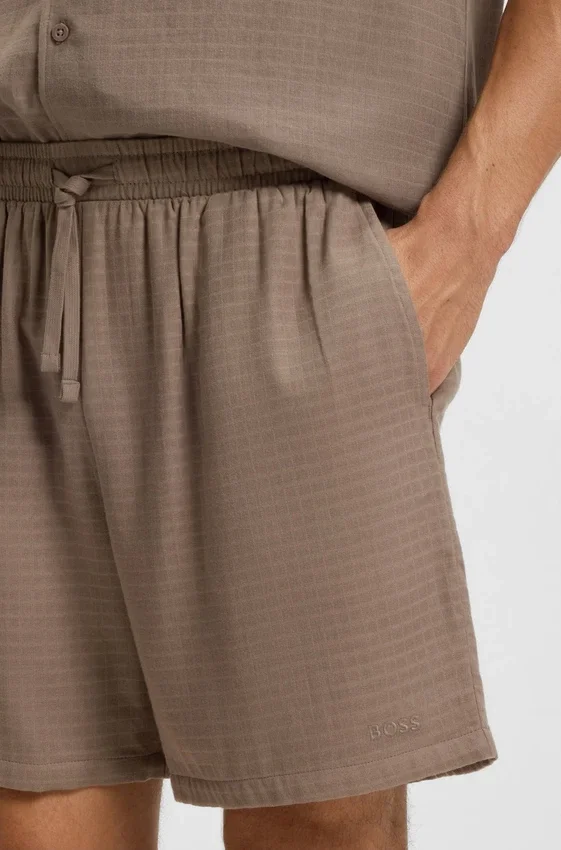 Swim shorts in cotton muslin Swim shorts in cotton muslin