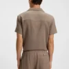 Swim shorts in cotton muslin Swim shorts in cotton muslin