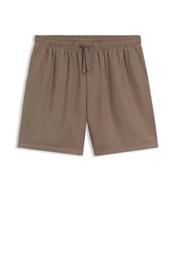 Swim shorts in cotton muslin Swim shorts in cotton muslin