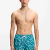 Swim shorts with all-over print