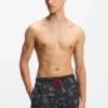 Swim shorts with all-over print