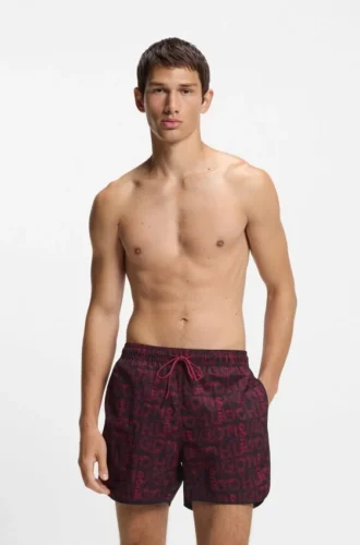 Swim shorts with all-over print