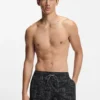 Swim shorts with all-over print