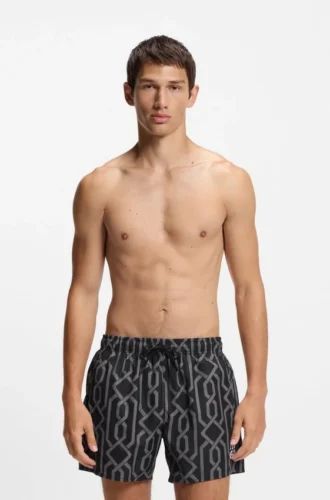 Swim shorts with all-over print
