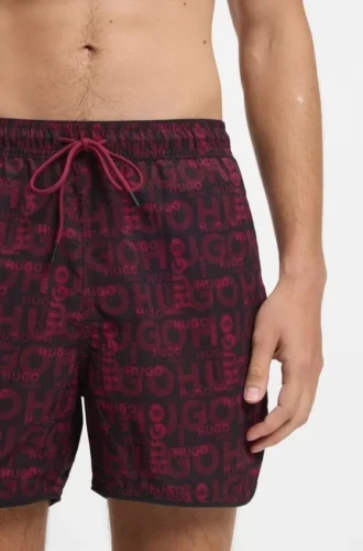 Swim shorts with all-over print