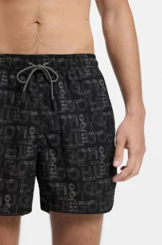 Swim shorts with all-over print