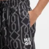 Swim shorts with all-over print