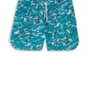 Swim shorts with all-over print