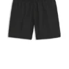 Swim shorts with all-over stacked logos