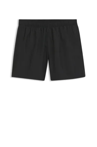 Swim shorts with all-over stacked logos