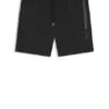 Swim shorts with foil-print logo