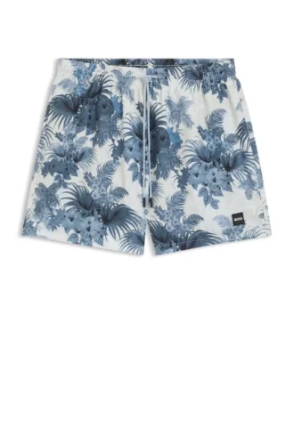 Swim trunks with allover print