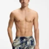 Swim trunks with allover print