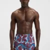 Swim trunks with allover print