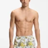 Swim trunks with allover print