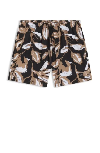 Swim trunks with allover print