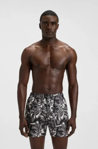 Swim trunks with allover print