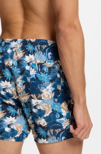 Swim trunks with allover print