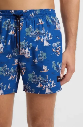 Swim trunks with allover print