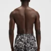 Swim trunks with allover print