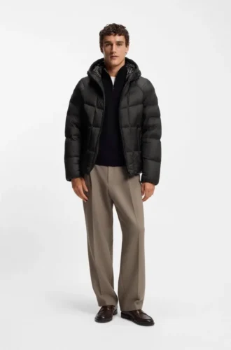 Taffeta jacket with water-repellent finish
