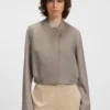 Tailored blazer in stretch-wool sharkskin Tailored blazer in stretch-wool sharkskin