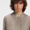 Tailored blazer in stretch-wool sharkskin Tailored blazer in stretch-wool sharkskin