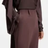 Tailored virgin-wool blend trousers