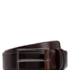 Tanned-leather belt with pin buckle Tanned-leather belt with pin buckle