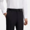 Tanned-leather belt with pin buckle Tanned-leather belt with pin buckle