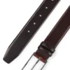 Tanned-leather belt with pin buckle Tanned-leather belt with pin buckle