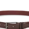 Tanned-leather belt with pin buckle Tanned-leather belt with pin buckle