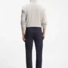 Tapered-fit chinos in a structured cotton